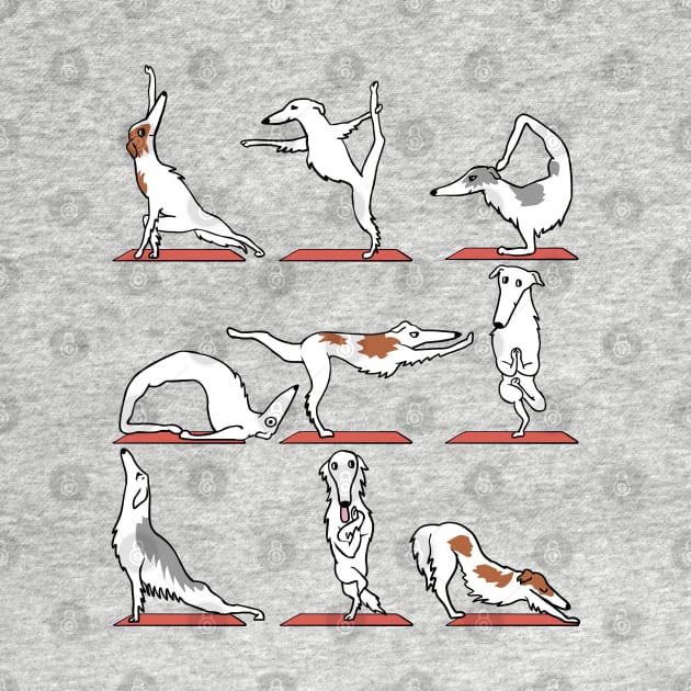 Borzoi Yoga by huebucket